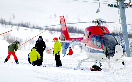 Seguro de viaje para heli-esquí