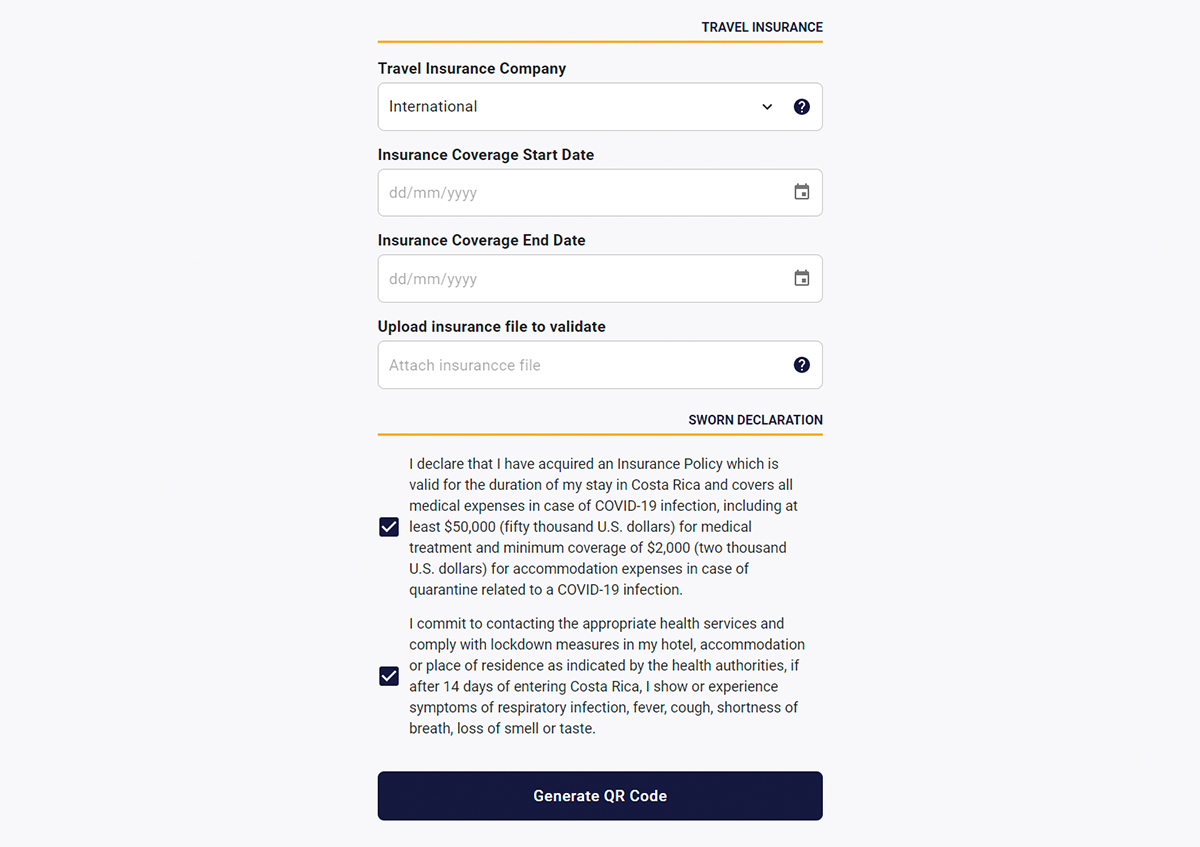 Travel Insurance For Costa Rica Meets Health Pass Requirements By Costa Rica Government